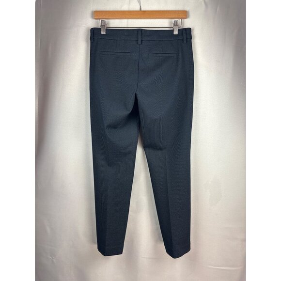 Liverpool Los Angeles Womens Petite Dress Pants 4/27 Navy Stretch Waist - Picture 2 of 5
